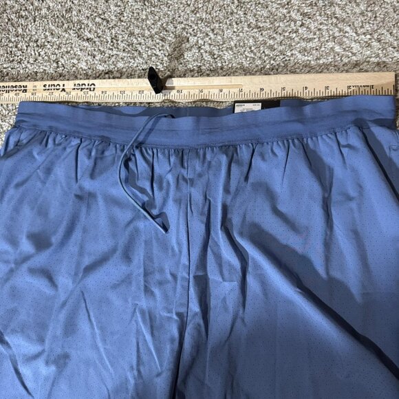 FLX Shorts Mens 2XL Blue Lined Running Training Zip Pocket Performance Athletic - Picture 10 of 12